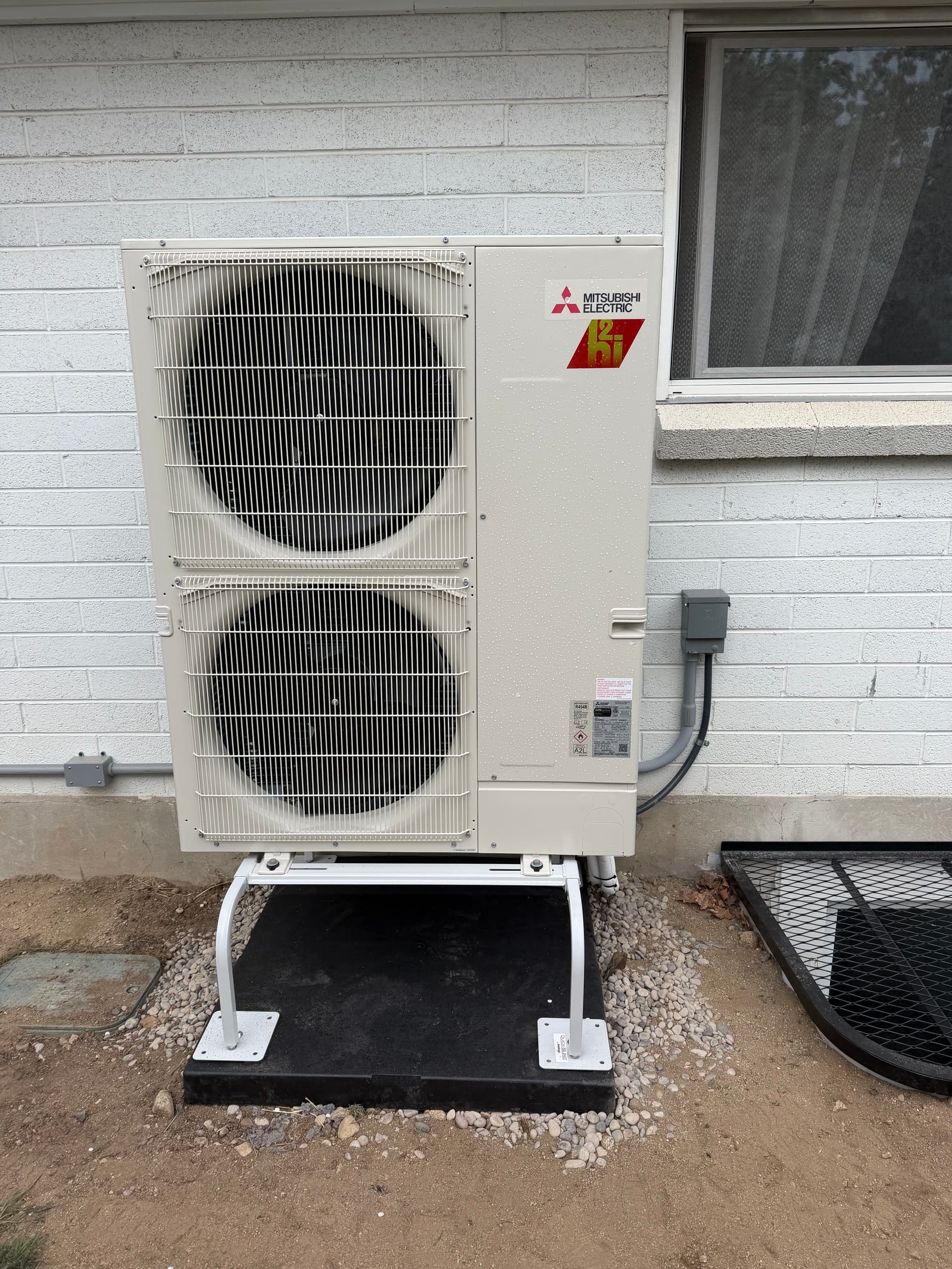 Gallery photos for All-Electric Mitsubishi Heat Pump System Installed in Sandy Utah: Image #1