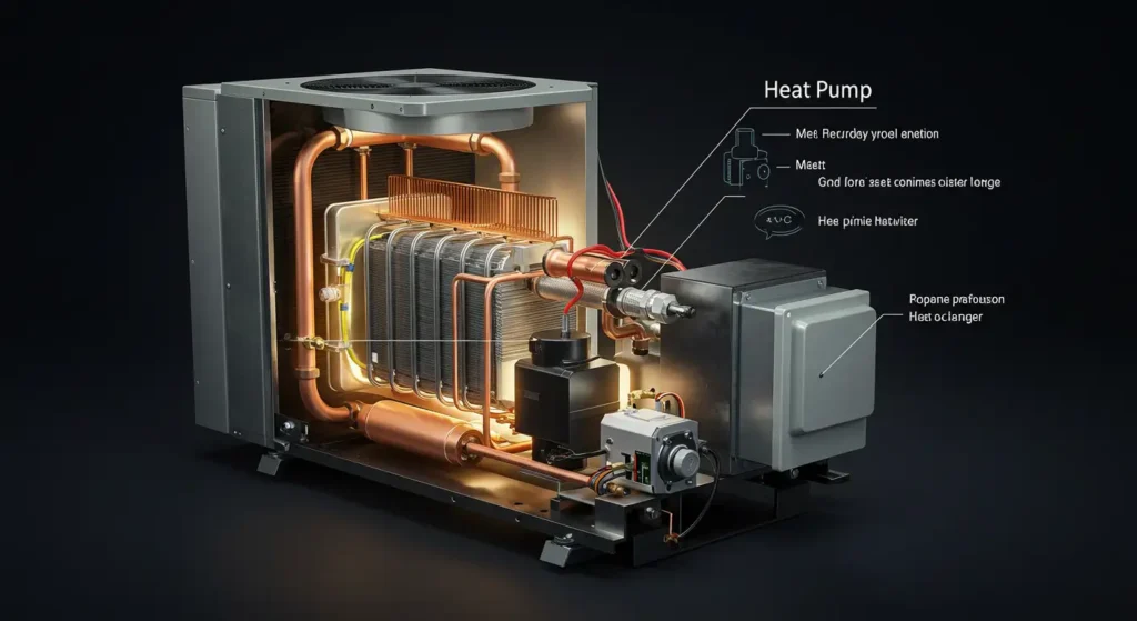 Heat Pumps parts and what are inside