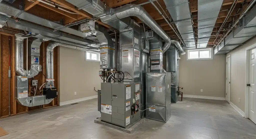 Heating Systems placed inside of a room